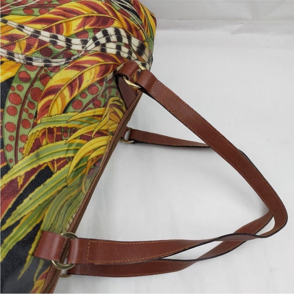 Auth Ferragamo Duffle With Pattern - image 5